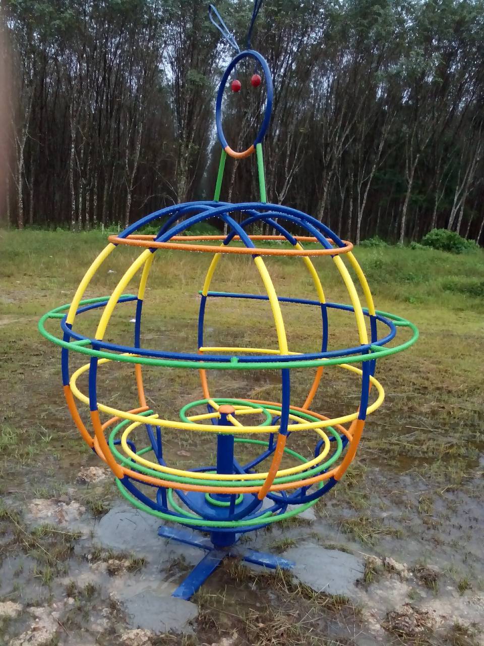 รหัส PG ผลงานติดตั้ง (อำเภอนาโยง จังหวัดตรัง) เครื่องออกกำลังกายเด็ก