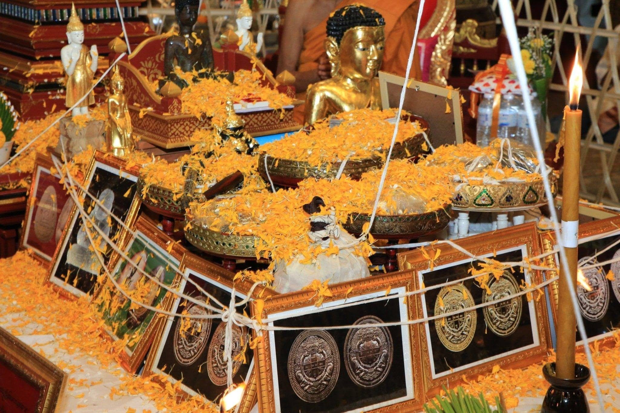 เหรียญราหูพลิกดวง แก้อาถรรพ์ มวลสารนอกโลก ครูบากฤษดาและรวมคณาจารย์พุทธาภิเษก