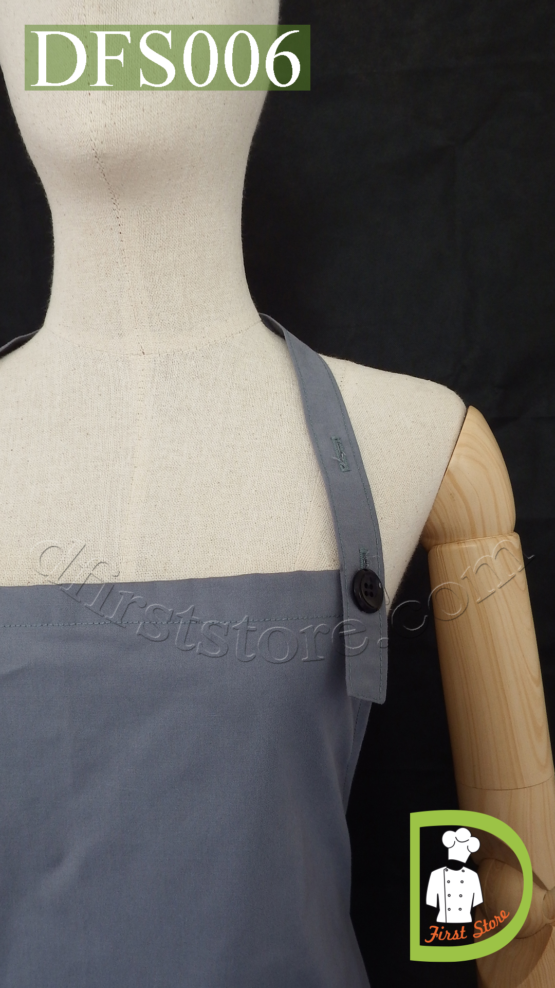 AP006 Full Body Bib Apron ผ้ากันเปื้อน เต็มตัว