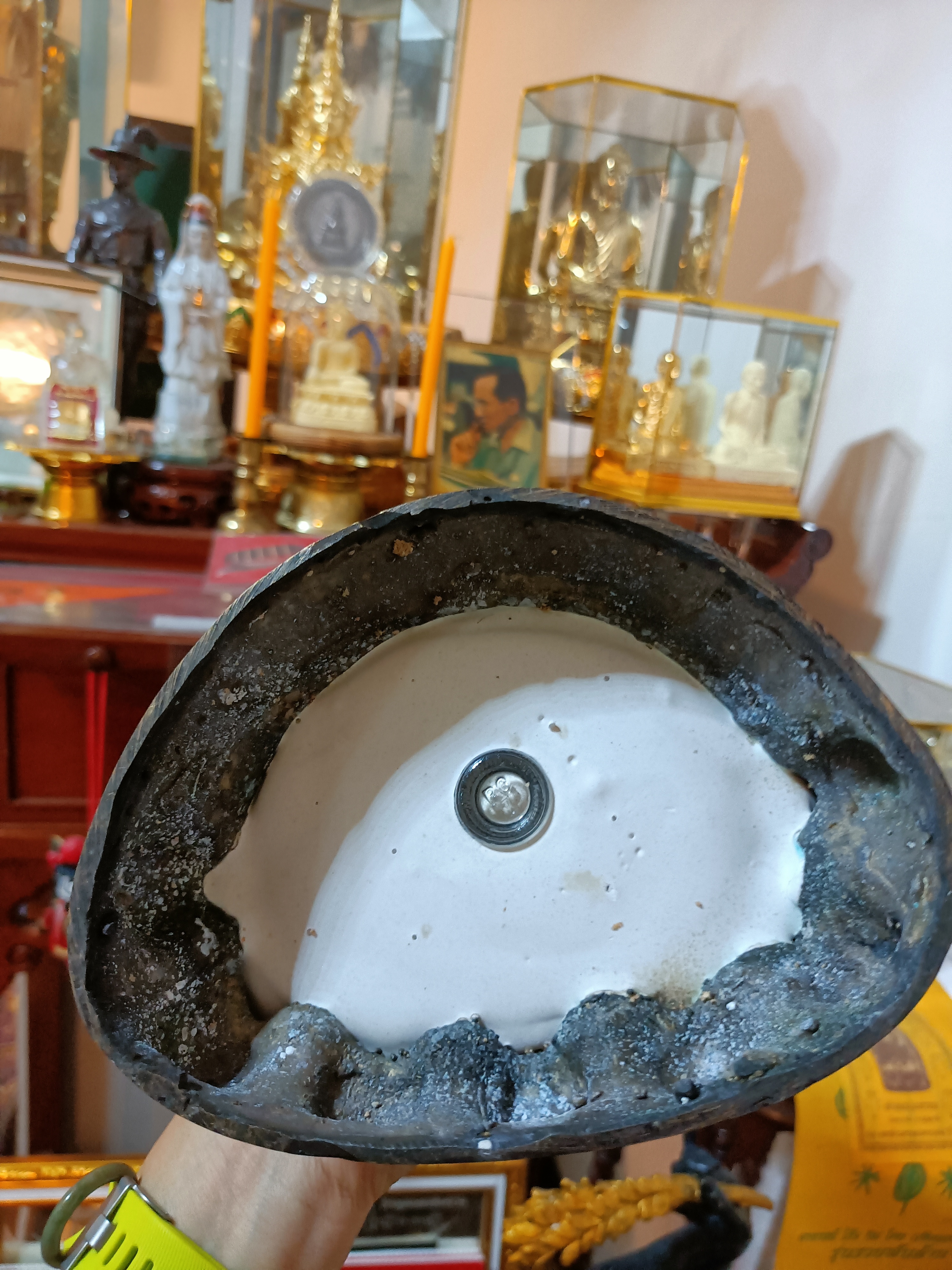 พระกริ่งโสนันโท วัดศาลพันท้ายนรสิงห์ ๑ ใน ๑๐๘ องค์ หน้าตัก ๕ นิ้ว ปี ๖๕