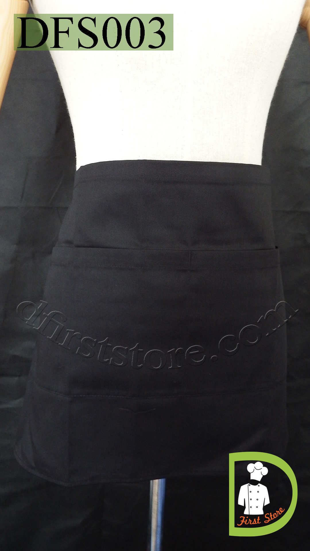 AP003 Waitress Apron ผ้ากันเปื้อนสั้น พนักงานเสริฟ