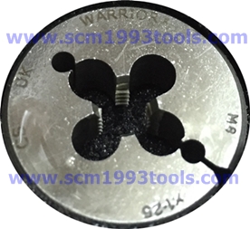 WARRIOR ต๊าปกลม ไดต๊าปตัวเมีย ตราคนป่า มิลลิเมตร CIRCULAR SPLIT DIE METRIC