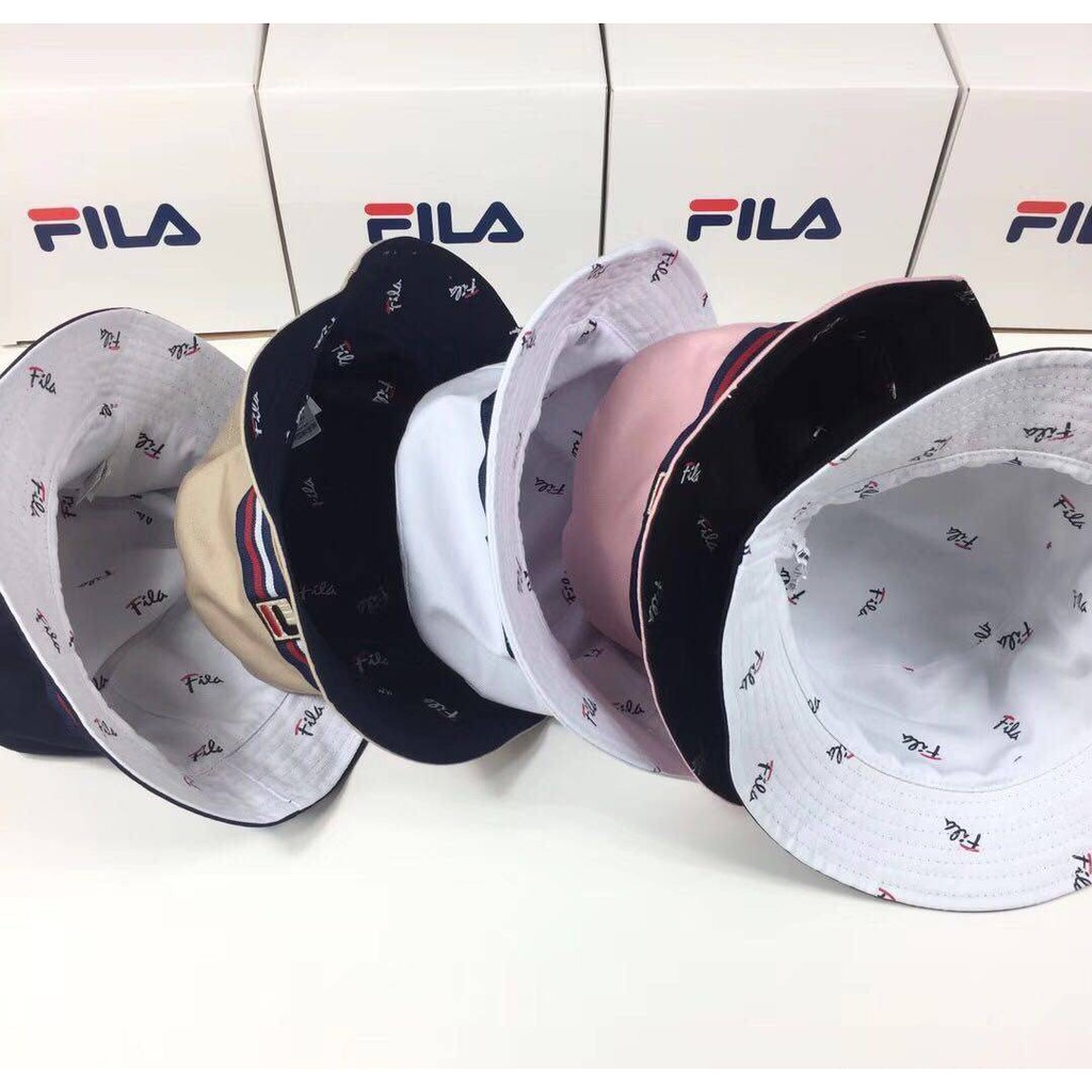 หมวกบักเก็ต Fila Reversible Bucket Hat ของแท้ พร้อมส่ง มาพร้อมป้าย Tag หมวก Bucket ของแท้ แน่นอน 100 %