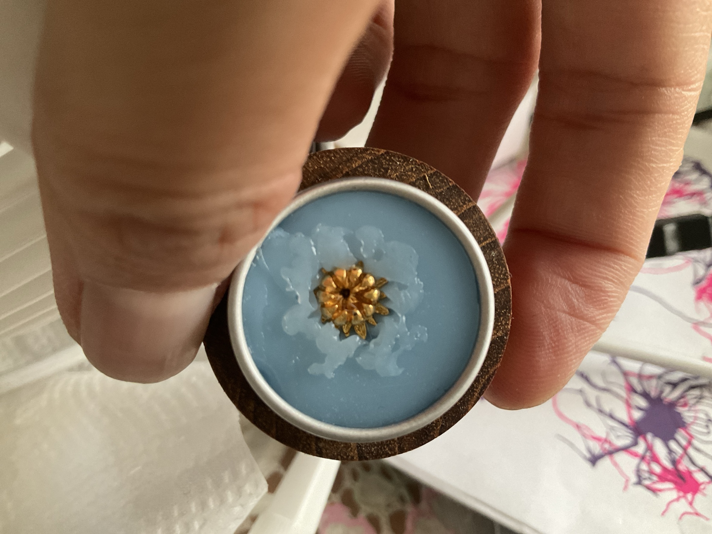 สีผึ้งนะเศรษฐี วัดบ้านห้วยน้ำขาว ลพ.เล็กเสก