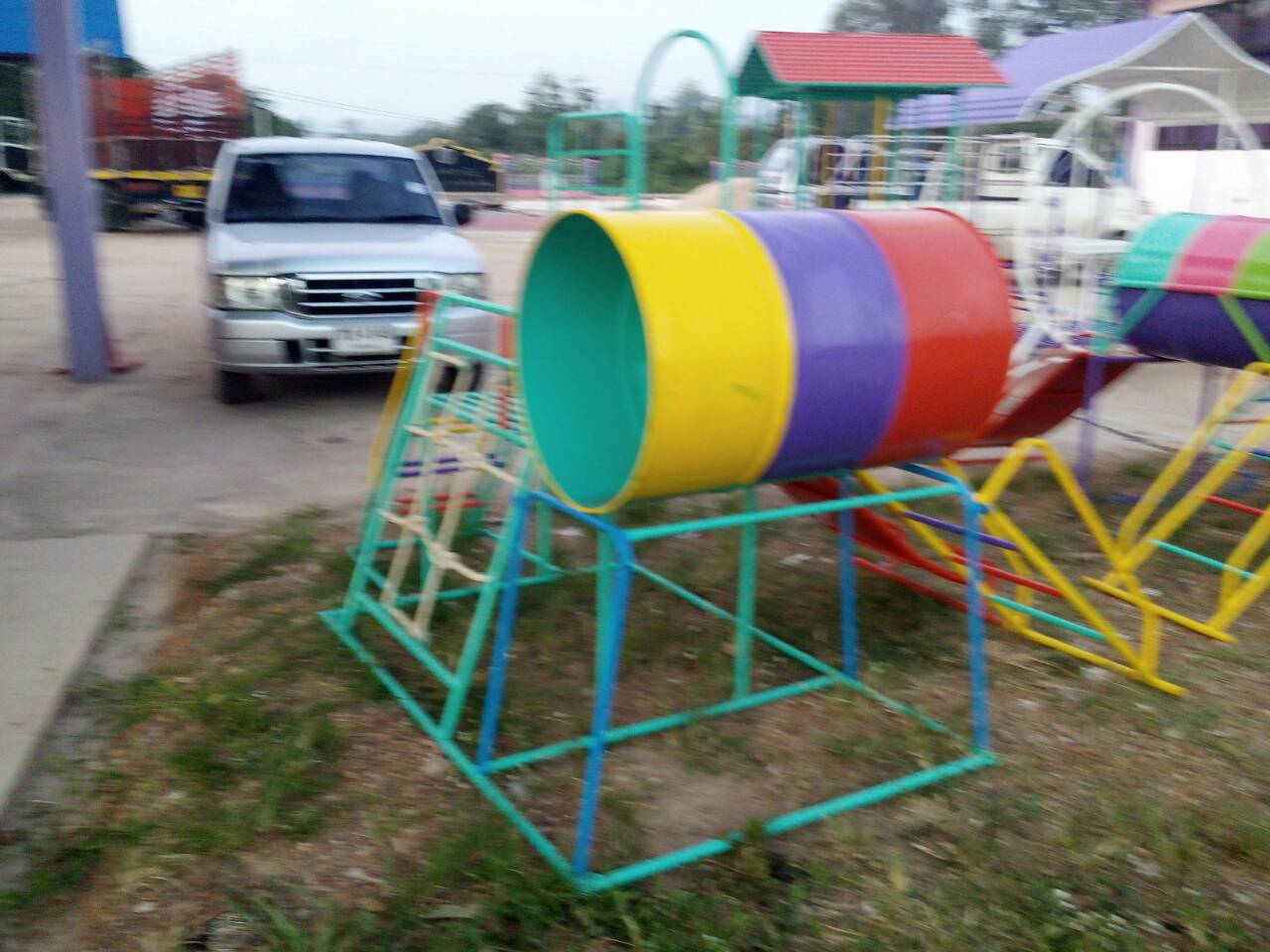 รหัส PG ผลงานติดตั้ง (อบต.โคกกรวด อ.ปากพลี จ.นครนายก) เครื่องเล่นสนามกลางแจ้งสำหรับเด็ก