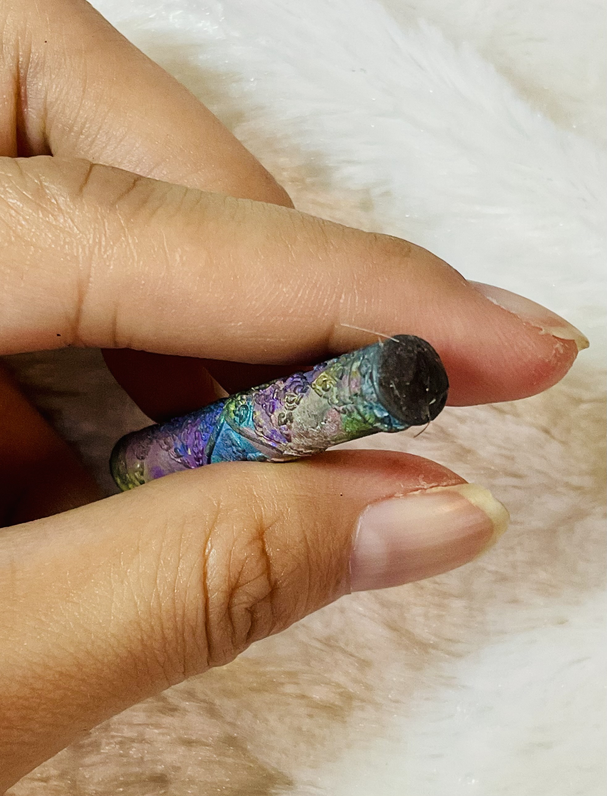 ตะกรุดหนุนอำนาจ วาสนา บารมี เนื้อรวมแร่ จารยันต์ อุดเกศา จีวร ลพ.หนุน ปี 68 ดอกที่ 2