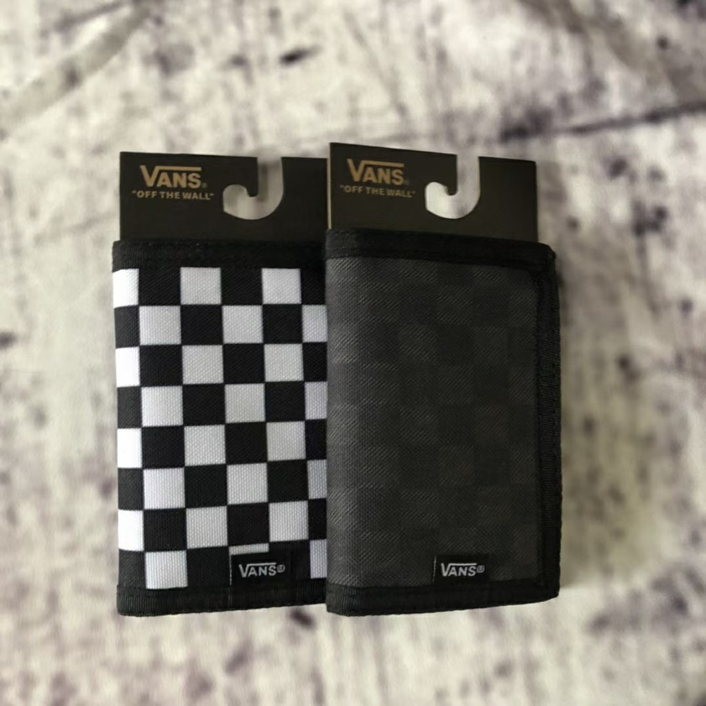 กระเป๋าสตางค์ Vans Slipped Wallet - Black ของแท้ พร้อมส่งจากไทย