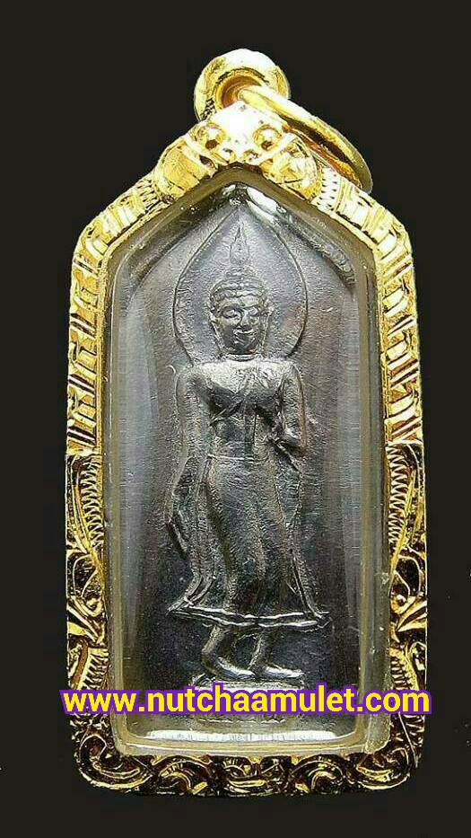 พระโคตรเศรษฐี(แร่โคตรเศรษฐีล้วน) ปี 38 พิมพ์หนา เลี่ยมทองคำแท้