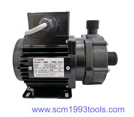 SANSO รุ่น PMD-1561 ปั๊มน้ำยาเคมี ใบพัดแม่เหล็ก MAGNET DRIVE SEALLESS PUMP