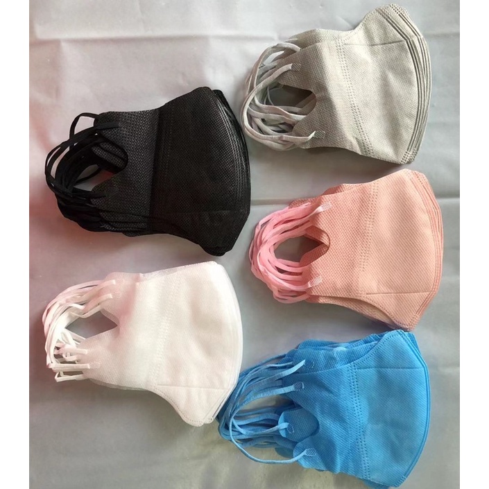 แมสปิดจมูก 3D ผู้ใหญ่ 5 สี 10 ชิ้น สินค้าพร้อมส่งค่ะ