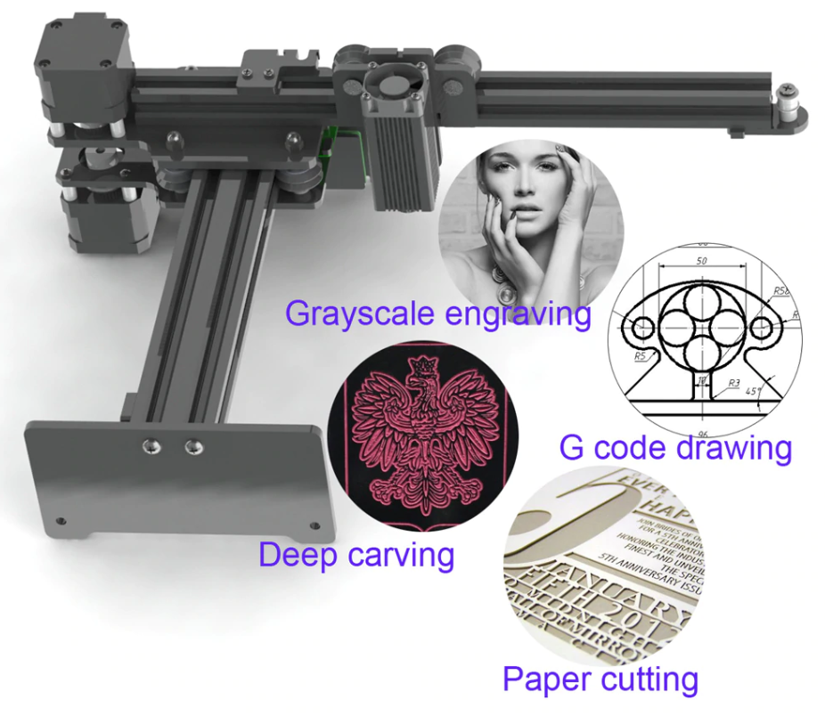 20W Laser Engraver/Cutting 2Axis