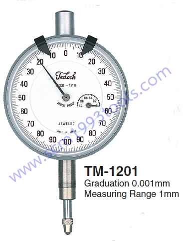 TECLOCK เทคลอค รุ่น TM-1201 เกจตั้งศูนย์ ไดอัลเกจ DIAL GAUGE