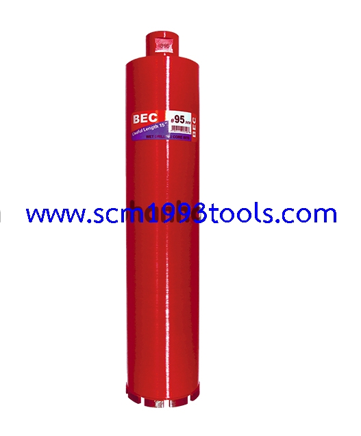 BEC บีอีซี โฮลซอเจาะพื้นคอนกรีต ยาว 450 มม. BEC holesaw for concrete CORE SHANK