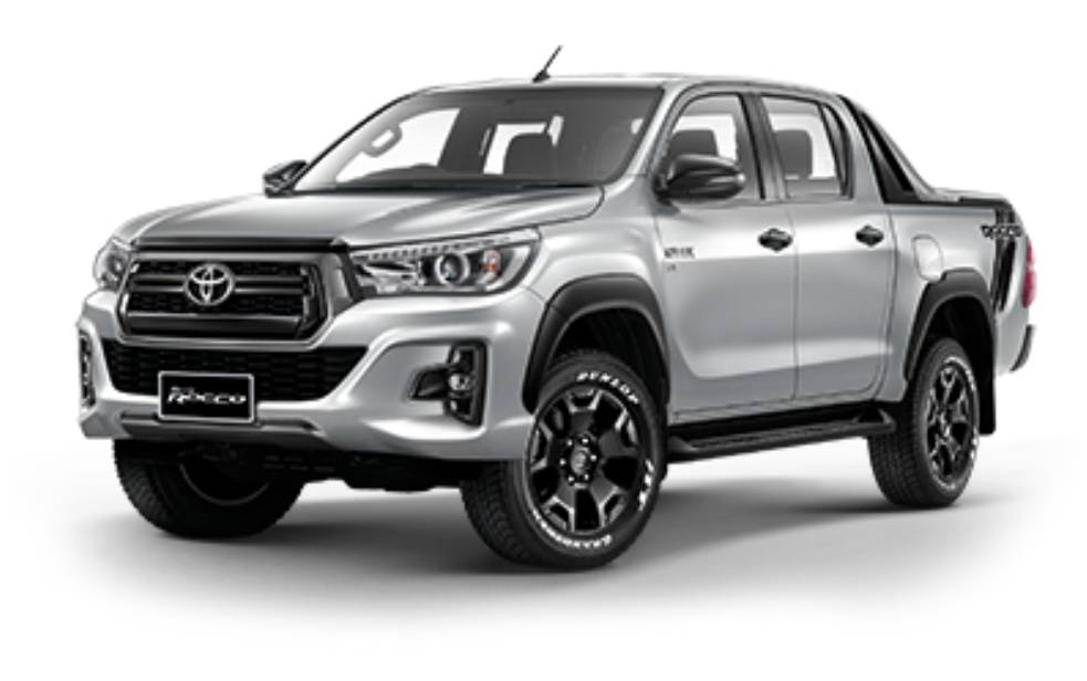 ครอบไฟหน้า โตโยต้า รีโว่ Toyota Revo รุ่น TOP สีเงิน ปี 2015-2018