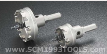 UNIKA ยูนิกะ โฮลซอร์เจาะสแตนเลส TC-type Holesaw for Stainless,Plastic,Aluminum,Vinyl ญี่ปุ่น เจาะได้ลึก 4.5 มม.