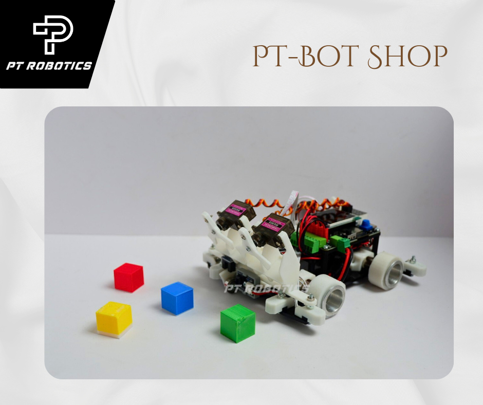 ชุดหุ่นยนต์ทำภารกิจ ระดับสูง บอร์ด PT-BOT Atom VX