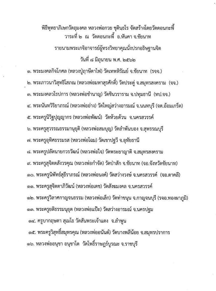 เหรียญหลวงพ่อกวย อัลปาก้าลงยาน้ำเงิน รุ่น เมตตาบารมี (หลังหนุมาน) ลพ.เล็กวัดท่าขนุน เสก ปี 62