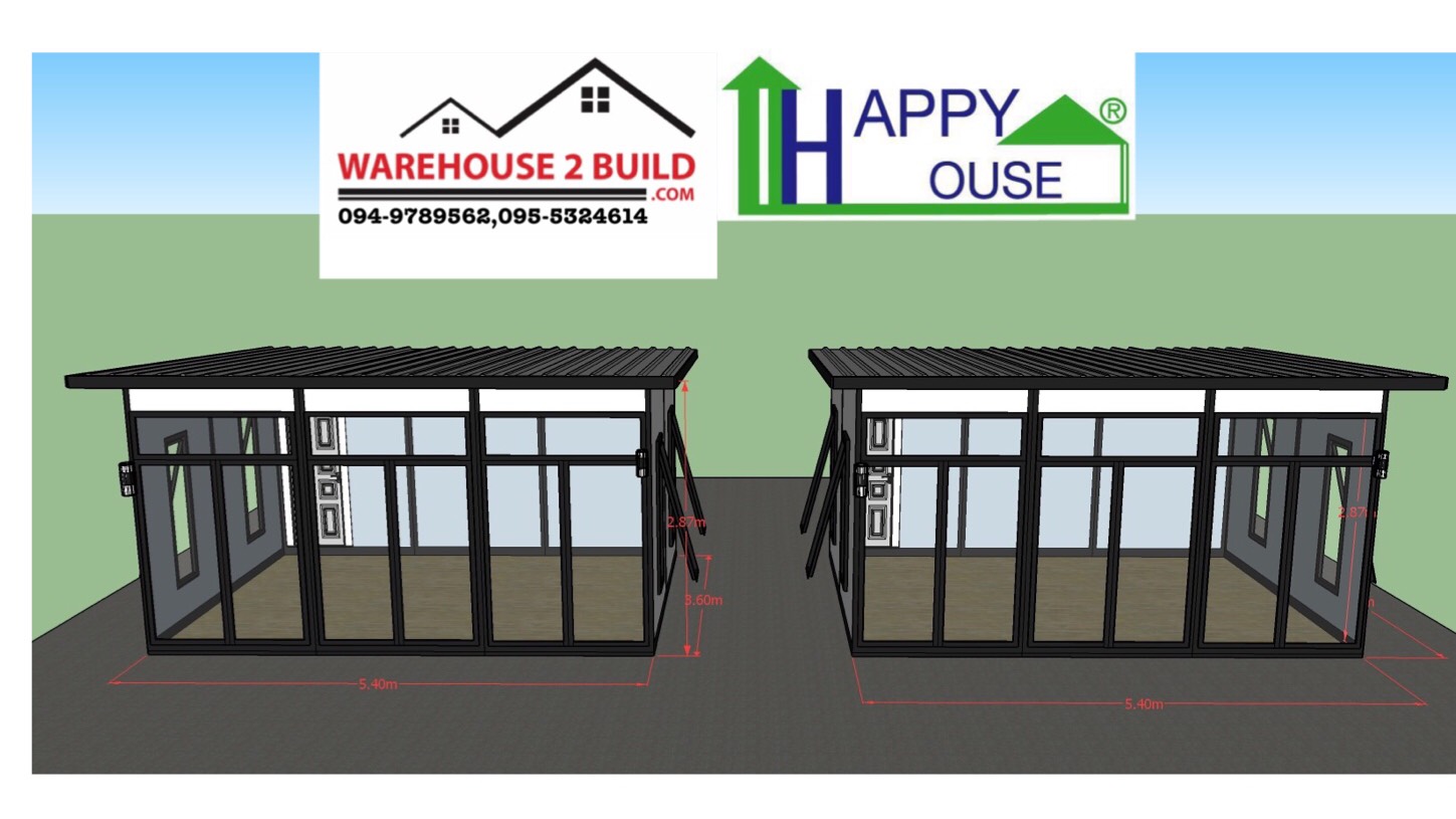 บ้านสำเร็จรูป บ้านน็อคดาวน์ สร้างออฟฟิศ happyhouse ND-09