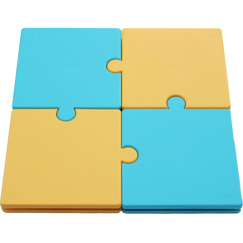 ชุดเซ็ต 4 แผ่น AntPad ฟ้า-เหลือง