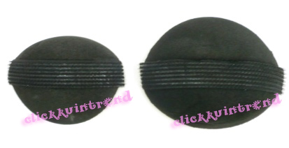 ที่ทำผมหน้าพอง / หมอนรองผมทำผมพอง แบบฟองน้ำ ในห่อ มี 2 ก้อน(เล็ก+ใหญ่)