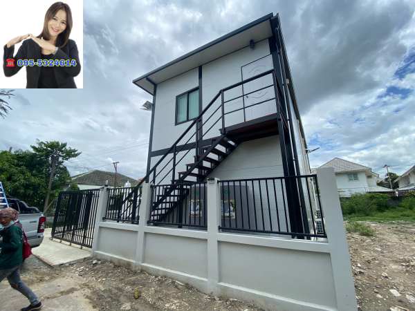 ออฟฟิศสำเร็จรูป บ้านสำเร็จรูป รามอินทรา14 ขนาด5.00x10.00และ5.00x14.00 เมตร 2 ชั้น
