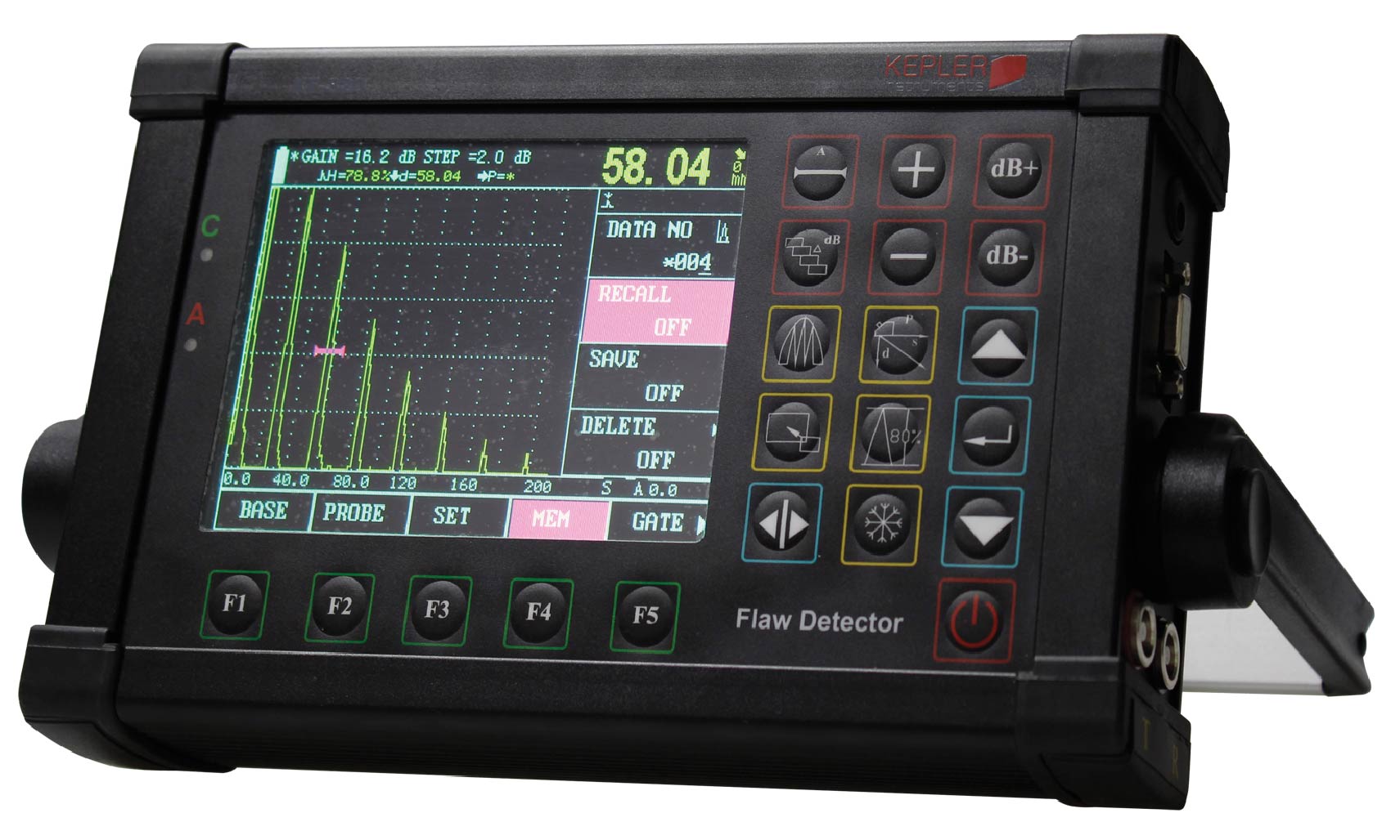 เครื่องตรวจสอบความบกพร่องของวัตถุด้วยคลื่นอุลตร้าโซนิค (Ultrasonic Flaw Detector) แบรนด์ KEPLER รุ่น KF-320