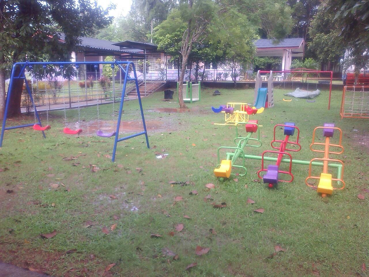 รหัส PG ผลงานติดตั้ง (อบต.ทุ่งค่าย อ.ย่านตาขาว ตรัง) เครื่องเล่นสนามกลางแจ้งสำหรับเด็ก