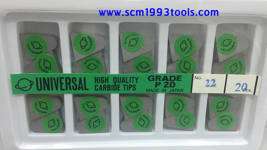 UNIVERSAL ยูนิเวอแซล มีดเล็บ เกรด P20 Tungsten Carbide Tips