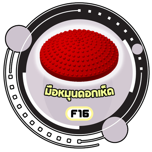 F16 - มือหมุนดอกเห็ด
