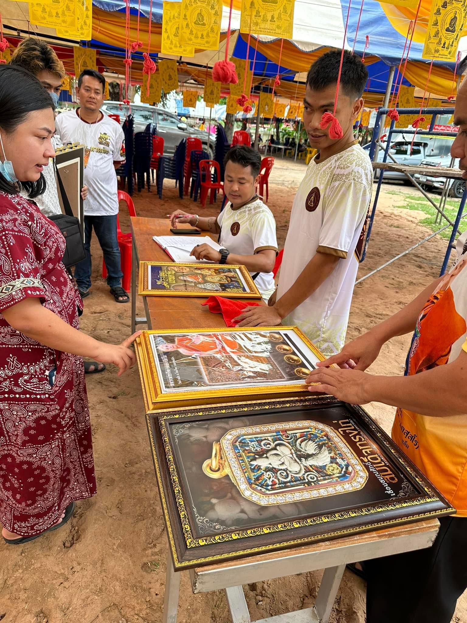 สมเด็จทรงไก่ ลพ.เงิน ลป.คีบ ลพ.หนุน ลป.ศิลา พอจ.ต้อม ลพ.สุริยันต์ พุทธาภิเษก วัดโพธิ์ศรีสะอาด 6 ก.ค. 67
