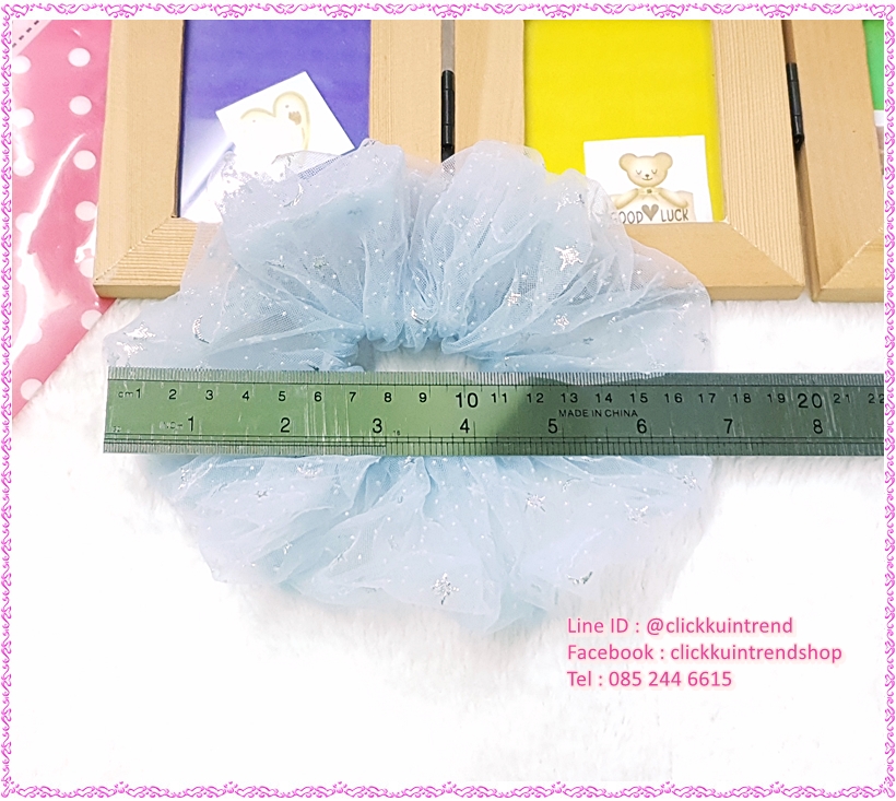 *ล้างสต็อก* โดนัดจัมโบ้ โดนัดยักษ์ ผ้าเนื้อตาข่าย ลายดวงดาว เส้นผ่าศูนย์กลาง 17 ซ.ม. ขายส่ง เซต 10 ชิ้น