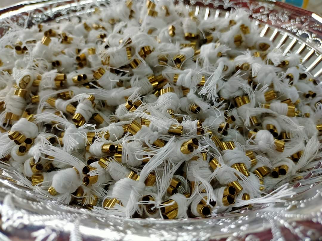 ตะกรุดเทพรัญจวน ทองเหลือง สุดยอดเสน่ห์เมตตา วัดพุทธพรหมยาน ลพ.เล็กร่วมเสก