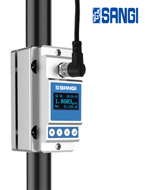 7.6.6. เซนเซอร์วัดอัตราการไหลแบบอัลตร้าโซนิค ยี่ห้อ SANGI SG-FUMD (Clamp-on Ultrasonic Flow Transmitter)