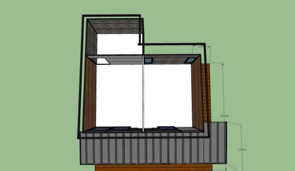 บ้านสำเร็จรูป รีสอร์ท ขนาด3.60x5.40 เมตร