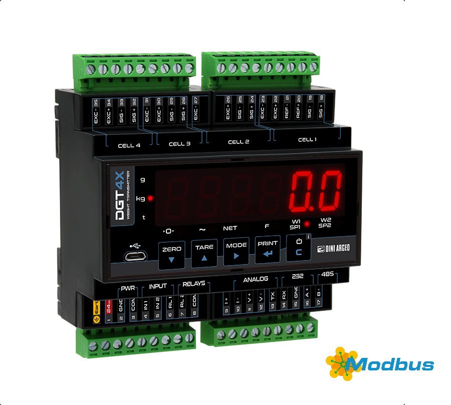DINI ARGEO จอแสดงผลเครื่องชั่งน้ำหนัก รุ่น DGT4XAN (Analog Output)