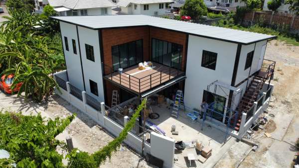 ออฟฟิศสำเร็จรูป บ้านสำเร็จรูป รามอินทรา14 ขนาด5.00x10.00และ5.00x14.00 เมตร 2 ชั้น