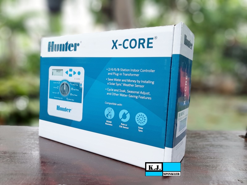 เครื่องควบคุมระบบรดน้ำ Hunter 8 Station X-Core XC-801I-E