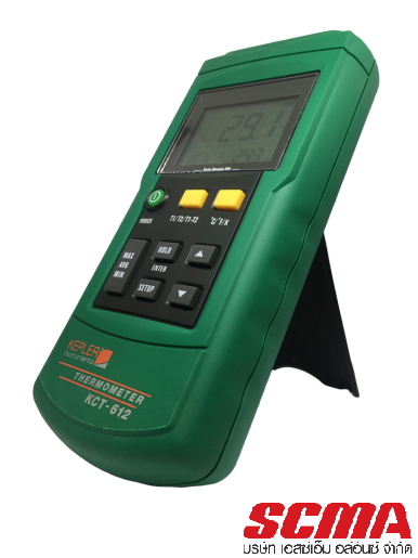 เครื่องวัดอุณหภูมิแบบมือถือ KEPLER รุ่น KCT-612 : Thermometer