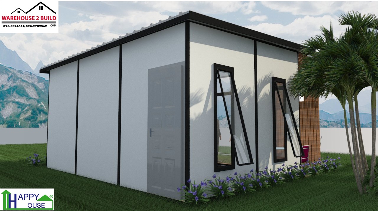 บ้านสำเร็จรูป บ้านน็อคดาวน์ สร้างออฟฟิศ happyhouse ND-09