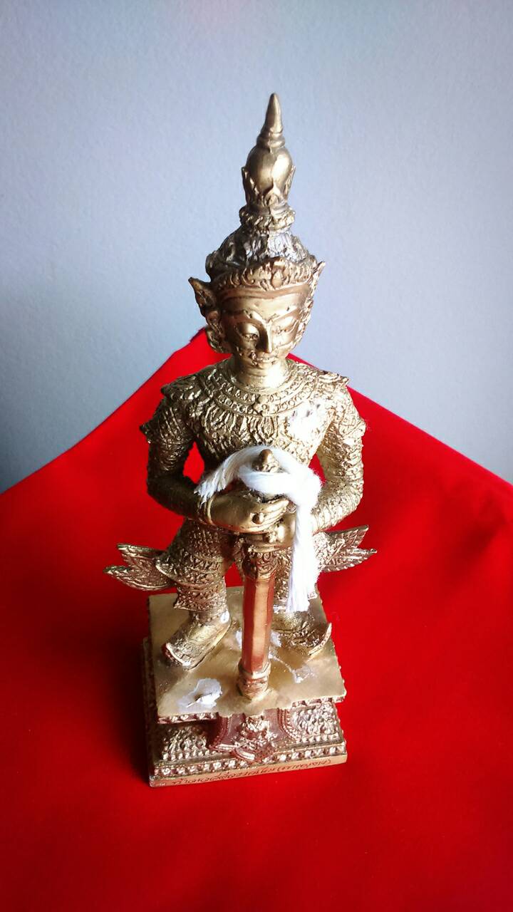 พระบูชาท้าวเวสสุวรรณ (เทพบุตร) No.34 ลพ.อิฏฐ์ วัดจุฬามณี ปี 59