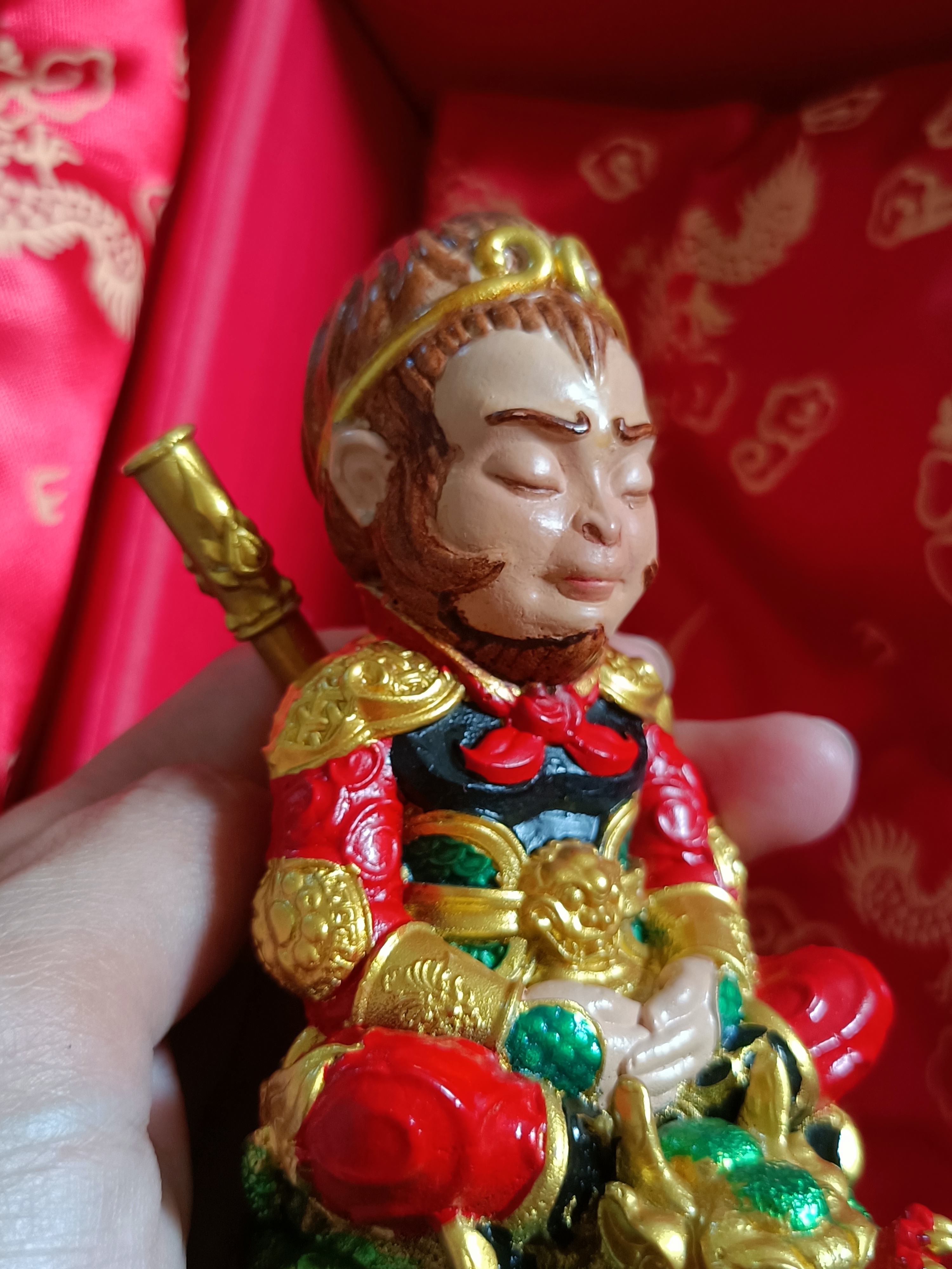 ฉีเทียนน้อย รุ่น 2 เลข 64 เข้าพิธีเสกแบบจีน วัดถ้ำเขาชะอางค์