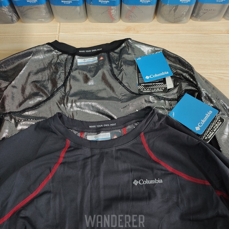 เสื้อและกางเกง ลองจอน Columbia Midweight Baselayer Omni-Heat ของแท้ พร้อมส่งจากไทย