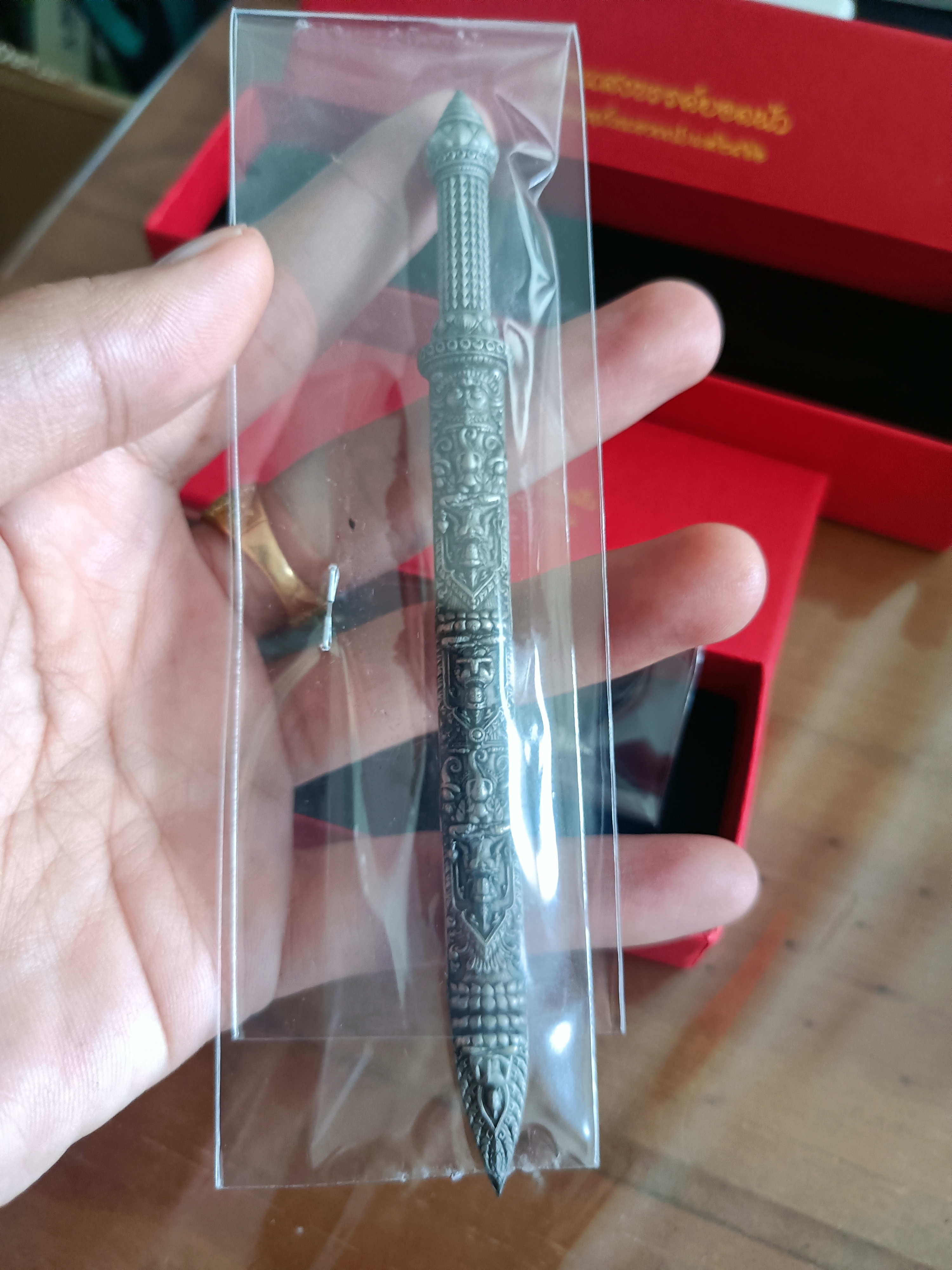 ตะกรุดนารายณ์ทรงฤทธิ์ เนื้อตะกั่ว ขนาด 2 นิ้ว