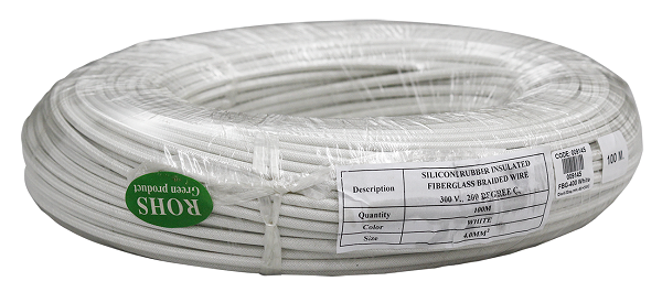 สายทนความร้อน/ ไฟเบอร์กลาส(Heat resistant wire) ยี่ห้อ SANGI รุ่น FBG-400
