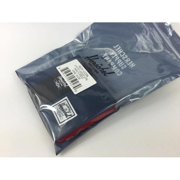 พร้อมส่ง กระเป๋าสตางค์ Herschel Supply Co Roy Coin Wallet Raven ของแท้