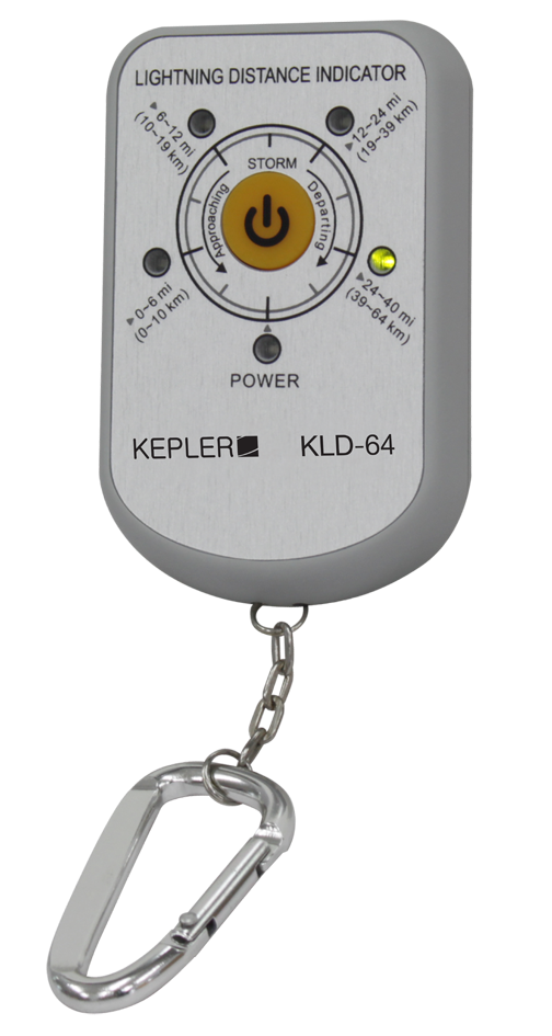 เครื่องตรวจจับฟ้าผ่า (Lightning detector) แบรนด์ : KEPLER รุ่น : KLD-64