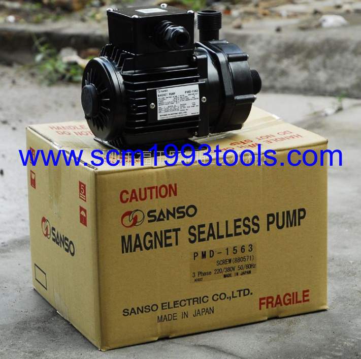 SANSO รุ่น PMD-1563 ปั๊มน้ำยาเคมี ใบพัดแม่เหล็ก MAGNET SEALLESS PUMP