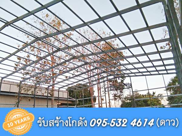 รับสร้างโกดังสำเร็จรูป ปากช่อง โคราช ขนาด15x20x6 เมตร