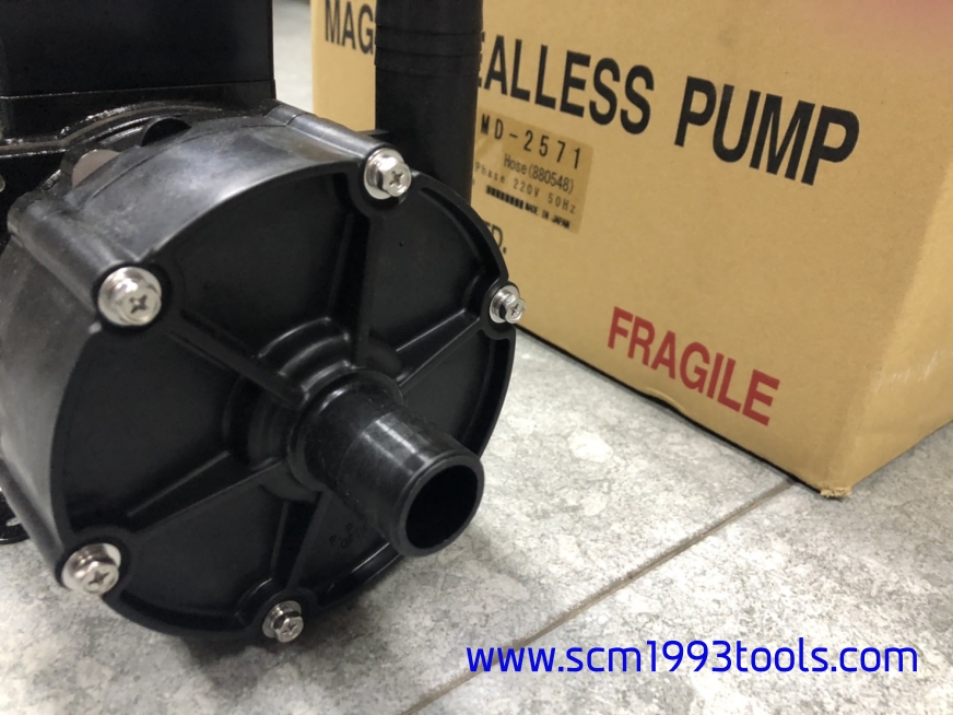 SANSO รุ่น PMD-2571 ปั๊มน้ำยาเคมี ใบพัดแม่เหล็ก MAGNET DRIVE SEALLESS PUMP