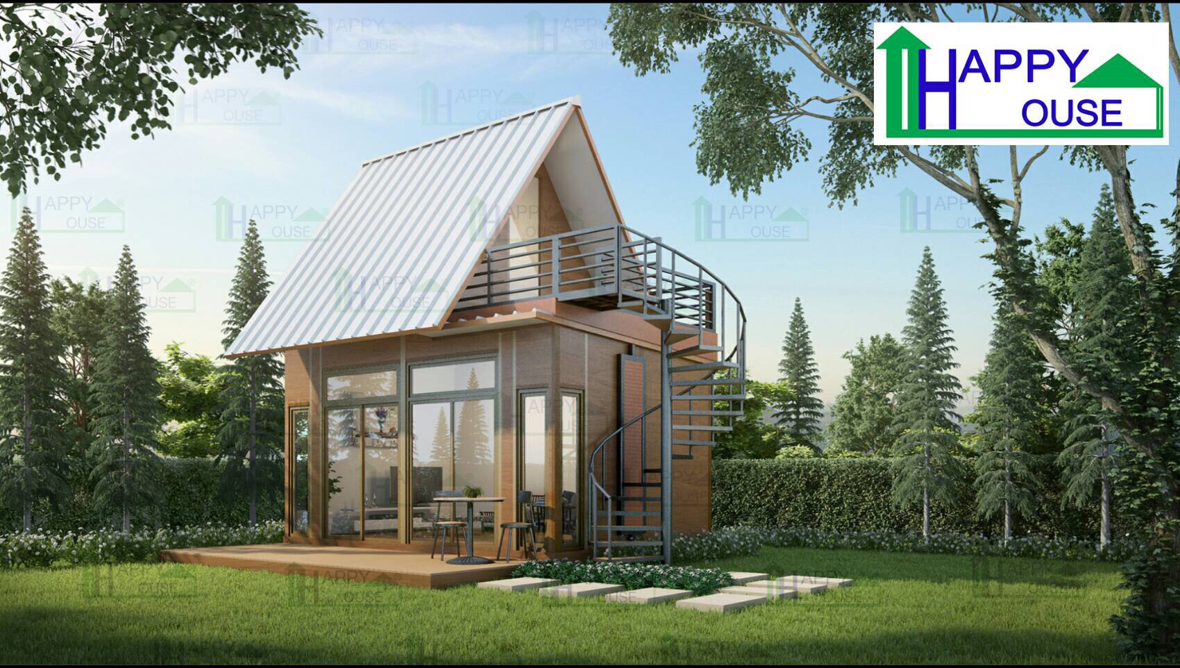 บ้านน็อคดาวน์ บ้านสำเร็จรูป สร้างออฟฟิศ ms-11